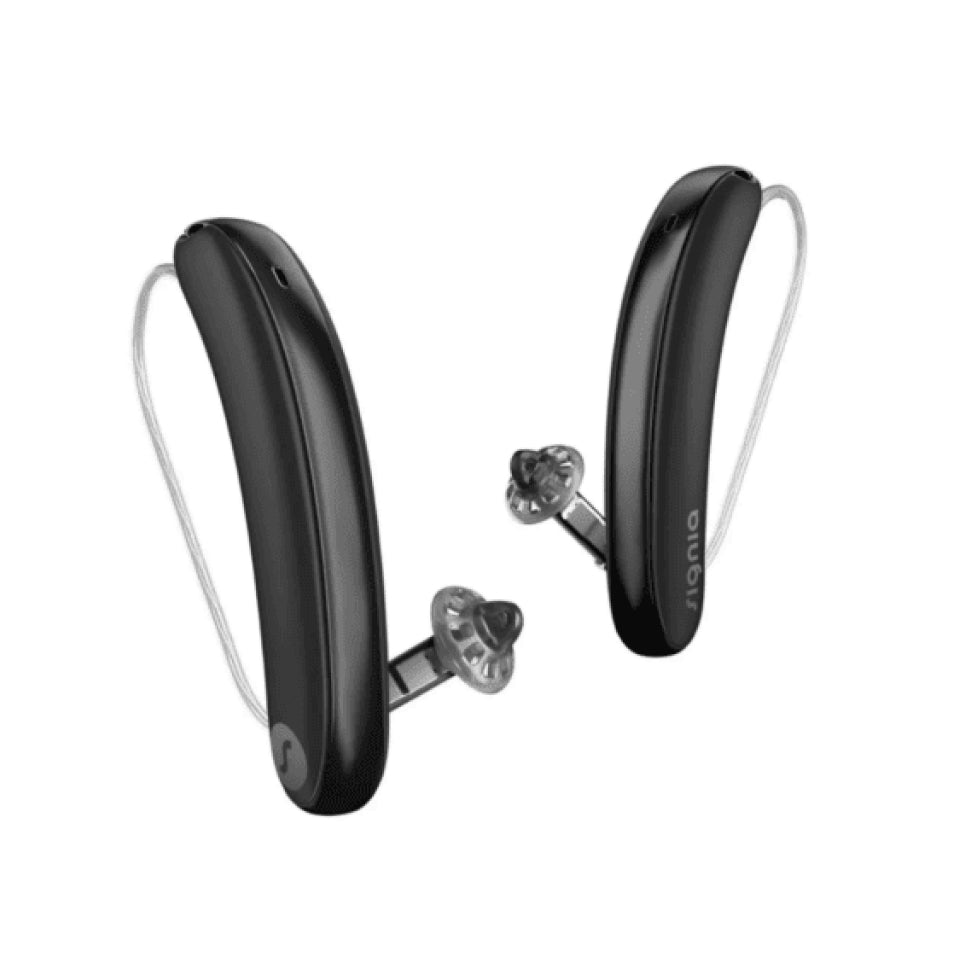 Rx Hearing Aids - Black Gloss