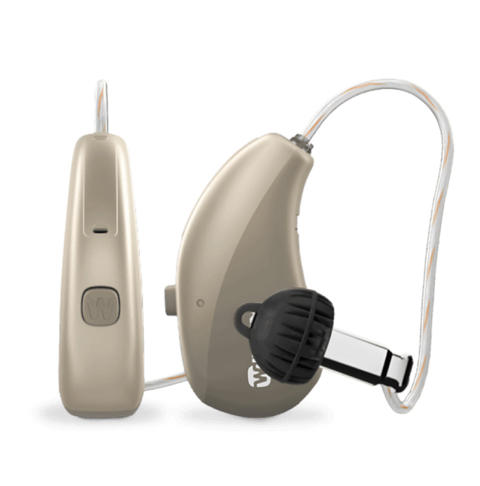 Premium Hearing Aids - Golden Brown