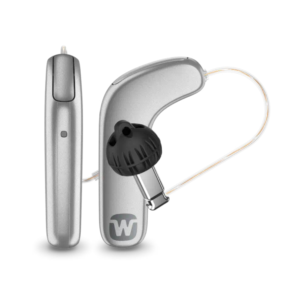 Hearing Aid - Silver Grey